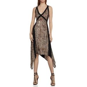 BCBGMAXAZARIA Sandy Dots Asymmetric Dress
(NWT) $198